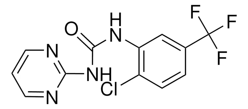 Sigma-Aldrich 1-(2-CHLORO-5-(TRIFLUOROMETHYL)PHENYL)-3-(2-PYRIMIDINYL)UREA,AldrichCPR