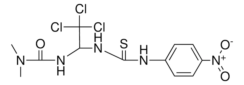 Sigma-Aldrich 1,1-DIMETHYL-3-(2,2,2-TRICHLORO-1-(3-(4-NITRO-PHENYL)-THIOUREIDO)-ETHYL)-UREA,AldrichCPR