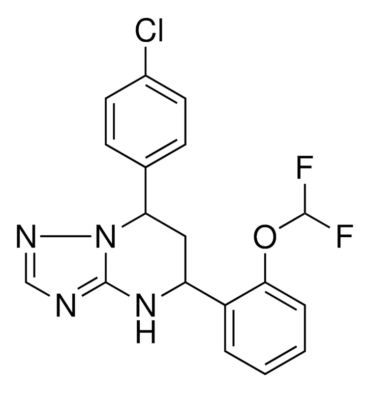 Sigma-Aldrich 7-(4-CL-PH)-5-(2-DIFLUOROMETHOXY-PH)-4,5,6,7-4H-(1,2,4)TRIAZOLO(1,5-A)PYRIMIDINE,AldrichCPR