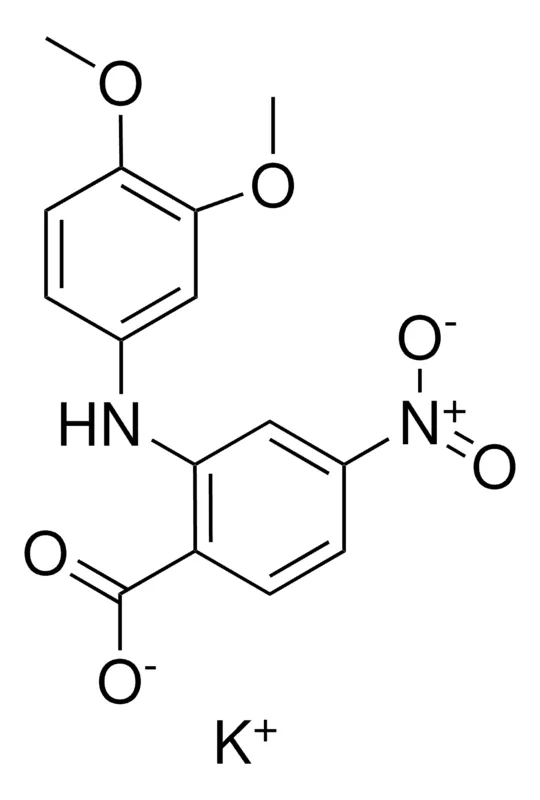 Sigma-Aldrich N-(3,4-DIMETHOXYPHENYL)-4-NITROANTHRANILIC ACID, POTASSIUM SALT，AldrichCPR