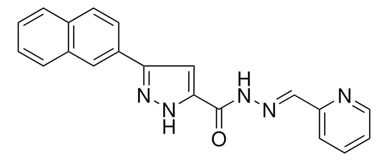 Sigma-Aldrich 5-NAPHTHALEN-2-YL-2H-PYRAZOLE-3-CARBOXYLIC ACID PYRIDIN-2-YLMETHYLENE-HYDRAZIDE,AldrichCPR