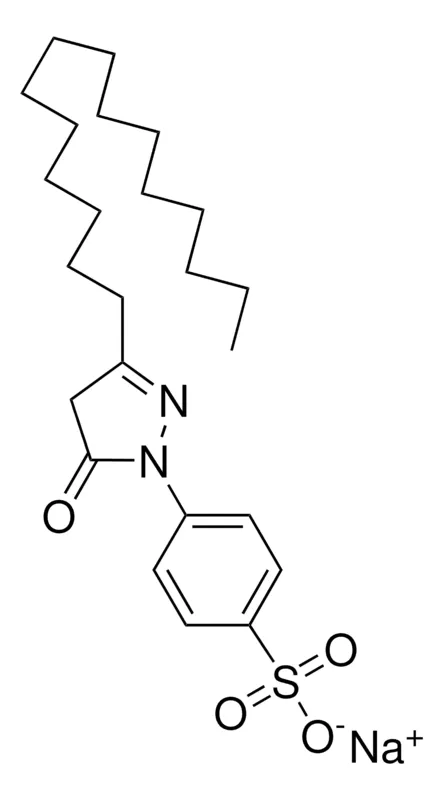 Sigma-Aldrich 4-(5-OXO-3-PENTADECYL-2-PYRAZOLIN-1-YL)BENZENESULFONIC ACID, SODIUM SALT,AldrichCPR