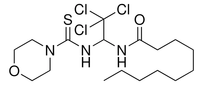 Sigma-Aldrich DECANOIC ACID (2,2,2-TRICHLORO-1-((MORPHOLINE-4-CARBOTHIOYL)-AMINO)-ETHYL)-AMIDE,AldrichCPR