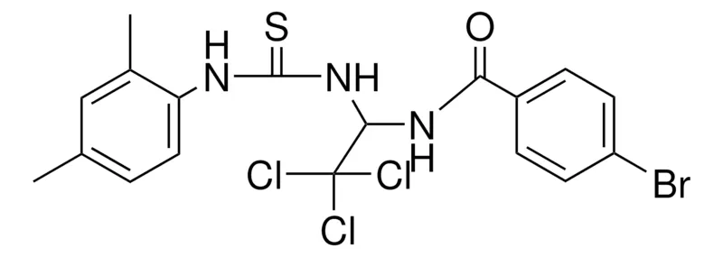 Sigma-Aldrich 4-BR-N-(2,2,2-TRICHLORO-1-(3-(2,4-DIMETHYL-PHENYL)-THIOUREIDO)-ETHYL)-BENZAMIDE,AldrichCPR