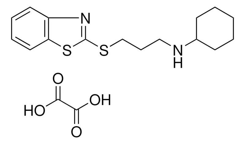 Sigma-Aldrich (3-(BENZOTHIAZOL-2-YLSULFANYL)-PROPYL)-CYCLOHEXYL-AMINE, OXALATE,AldrichCPR