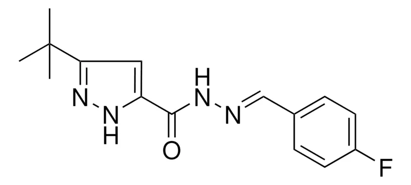 Sigma-Aldrich 5-TERT-BUTYL-2H-PYRAZOLE-3-CARBOXYLIC ACID (4-FLUORO-BENZYLIDENE)-HYDRAZIDE,AldrichCPR
