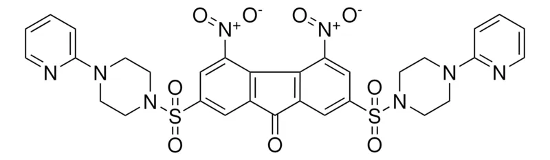 Sigma-Aldrich 4,5-DINITRO-2,7-BIS-(4-PYRIDIN-2-YL-PIPERAZINE-1-SULFONYL)-FLUOREN-9-ONE,AldrichCPR