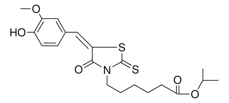 Sigma-Aldrich ((HO-MEO-BENZYLIDENE)-OXO-THIOXO-THIAZOLIDIN-YL)-HEXANOIC ACID ISOPROPYL ESTER,AldrichCPR