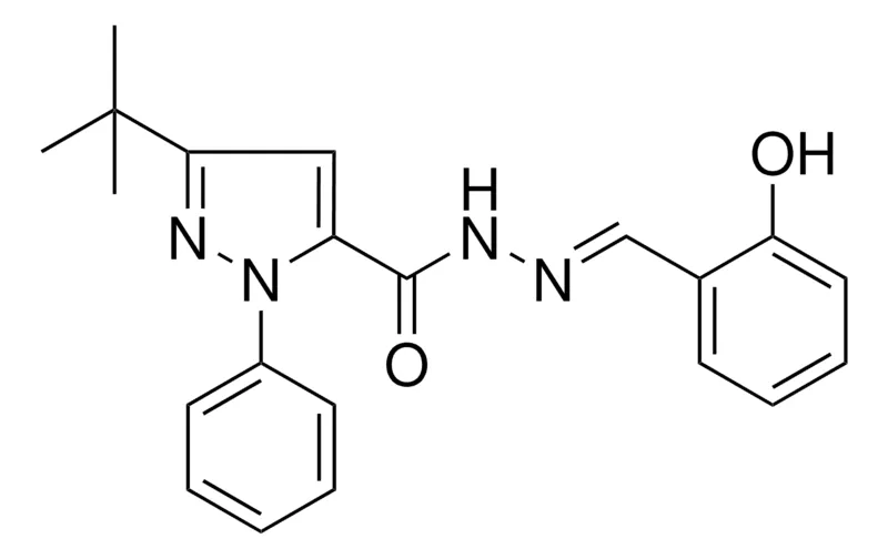 Sigma-Aldrich 5-TERT-BUTYL-2-PH-2H-PYRAZOLE-3-CARBOXYLIC ACID (2-HYDROXY-BENZYLIDENE)HYDRAZIDE,AldrichCPR