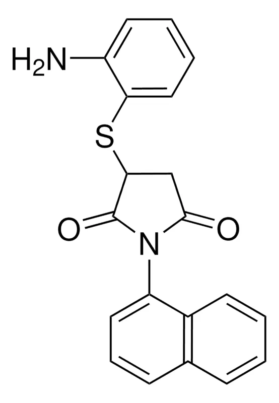 Sigma-Aldrich 2-(2-AMINOPHENYLTHIO)-N-(1-NAPHTHYL)-SUCCINIMIDE,AldrichCPR