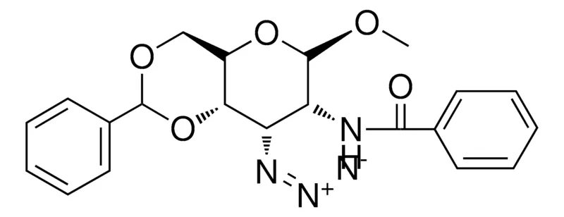 Sigma-Aldrich N-(8-AZIDO-6-METHOXY-2-PHENYL-HEXAHYDRO-PYRANO(3,2-D)(1,3)DIOXIN-7-YL)-BENZAMIDE,AldrichCPR