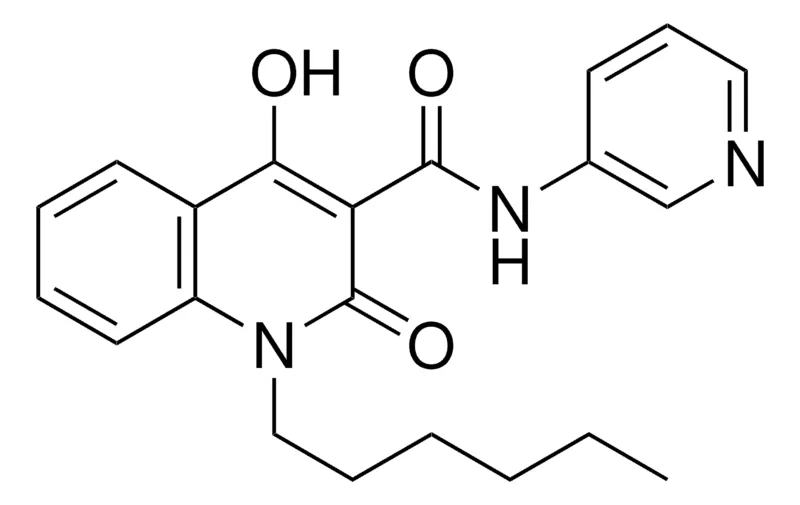 Sigma-Aldrich 1-HEXYL-4-HYDROXY-2-OXO-N-(3-PYRIDINYL)-1,2-DIHYDRO-3-QUINOLINECARBOXAMIDE,AldrichCPR