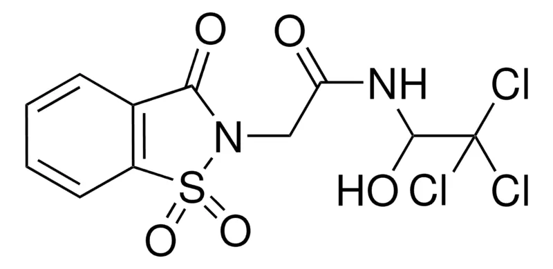 Sigma-Aldrich 2-(1,1-DIOXIDO-3-OXO-1,2-BENZISOTHIAZOL-2(3H)-YL)-N-(2,2,2-TRICHLORO-1-HYDROXYETHYL)ACETAMIDE,AldrichCPR