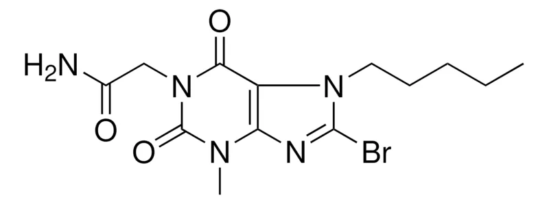 Sigma-Aldrich 2-(8-BROMO-3-METHYL-2,6-DIOXO-7-PENTYL-2,3,6,7-TETRAHYDRO-PURIN-1-YL)-ACETAMIDE,AldrichCPR