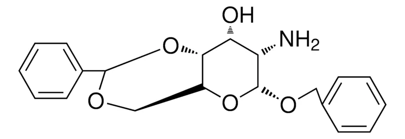 Sigma-Aldrich 7-AMINO-6-BENZYLOXY-2-PHENYL-HEXAHYDRO-PYRANO(3,2-D)(1,3)DIOXIN-8-OL,AldrichCPR