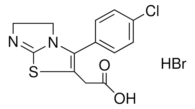 Sigma-Aldrich 3-(4-CHLOROPHENYL)-5,6-DIHYDROIMIDAZO(2,1-B)THIAZOLE-2-ACETIC ACID HYDROBROMIDE,AldrichCPR