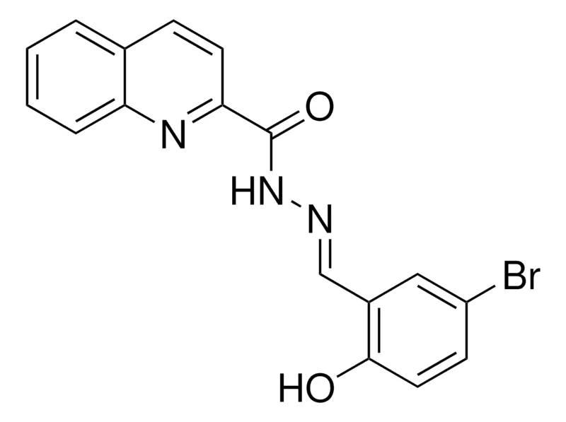 Sigma-Aldrich QUINOLINE-2-CARBOXYLIC ACID (5-BROMO-2-HYDROXY-BENZYLIDENE)-HYDRAZIDE,AldrichCPR