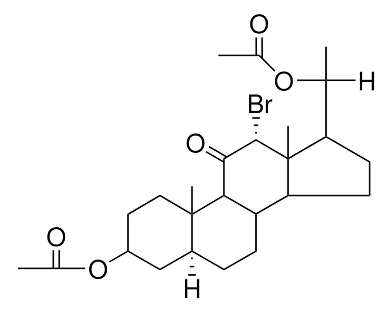 Sigma-Aldrich 12-ALPHA-BROMO-11-OXO-5-ALPHA-PREGNANE-3-BETA,20-BETA-DIYL DIACETATE,AldrichCPR