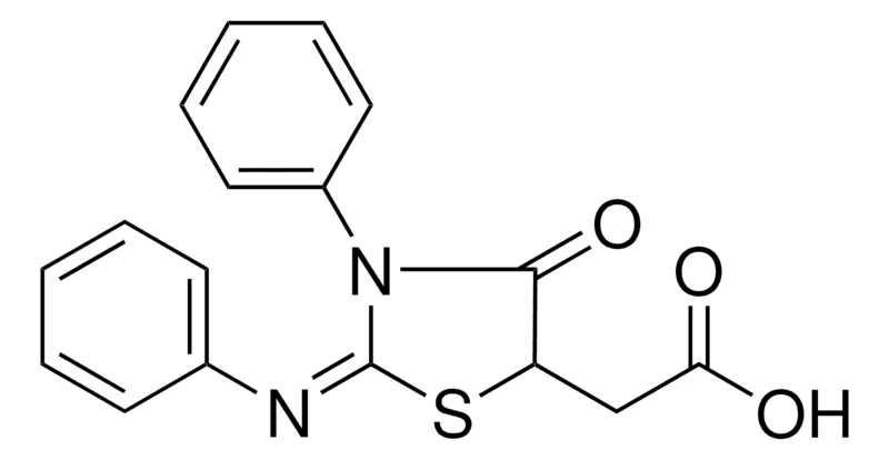 Sigma-Aldrich (4-OXO-3-PHENYL-2-PHENYLIMINO-THIAZOLIDIN-5-YL)-ACETIC ACID,AldrichCPR