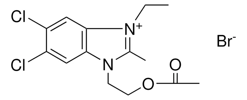 Sigma-Aldrich 1-(2-ACETOXYETHYL)-5,6-DICHLORO-3-ETHYL-2-METHYLBENZIMIDAZOLIUM BROMIDE,AldrichCPR
