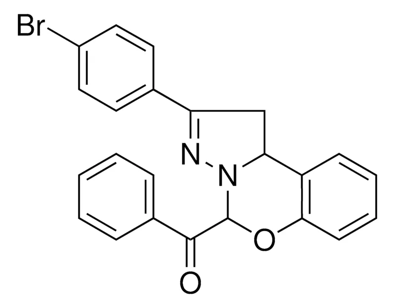 Sigma-Aldrich (2-(4-BR-PH)-1,9B-2H-5-OXA-3,3A-DIAZA-CYCLOPENTA(A)NAPHTHALEN-4-YL)-PH-METHANONE,AldrichCPR