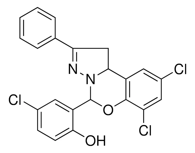 Sigma-Aldrich 4-CL-2-(6,8-DI-CL-2-PH-2H-5-OXA-3,3A-DIAZA-CYCLOPENTA(A)NAPHTHALEN-4-YL)-PHENOL,AldrichCPR