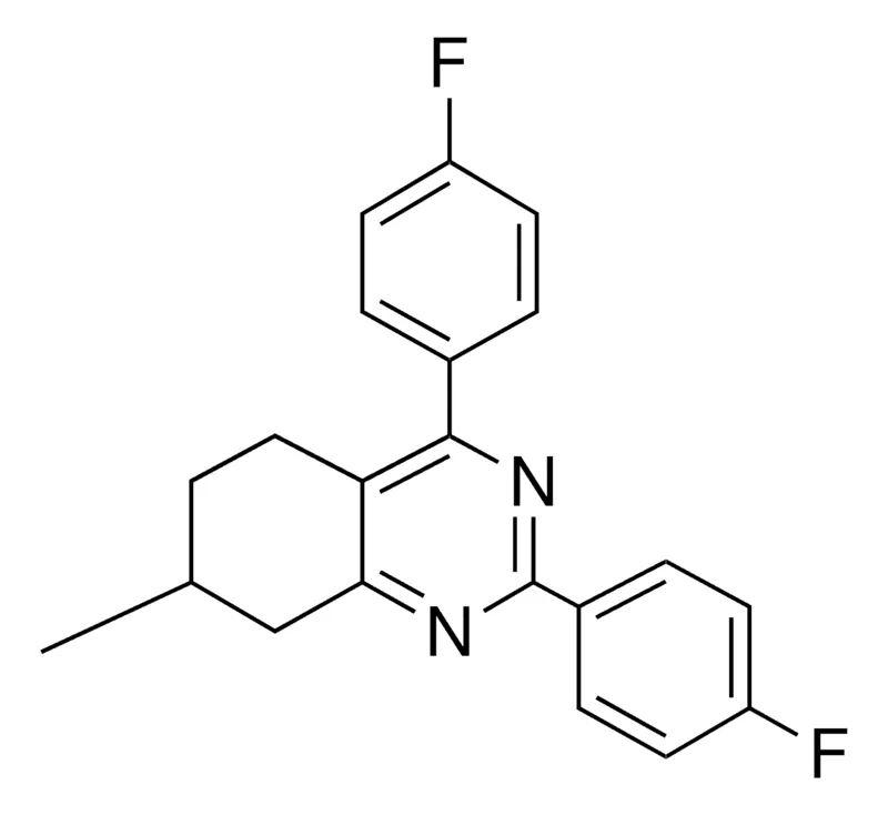 Sigma-Aldrich 2,4-BIS(4-FLUOROPHENYL)-7-METHYL-5,6,7,8-TETRAHYDROQUINAZOLINE,AldrichCPR