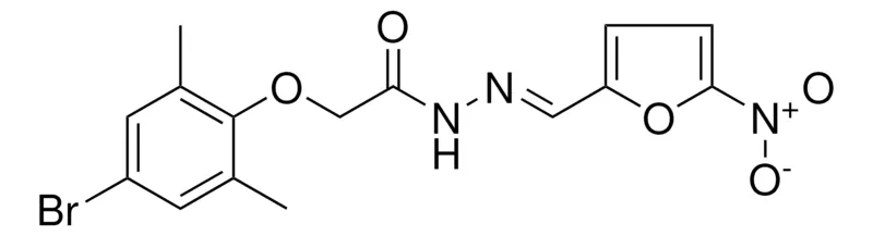 Sigma-Aldrich 2-(4-BR-2,6-DI-ME-PHENOXY)-ACETIC ACID (5-NITRO-FURAN-2-YLMETHYLENE)-HYDRAZIDE,AldrichCPR