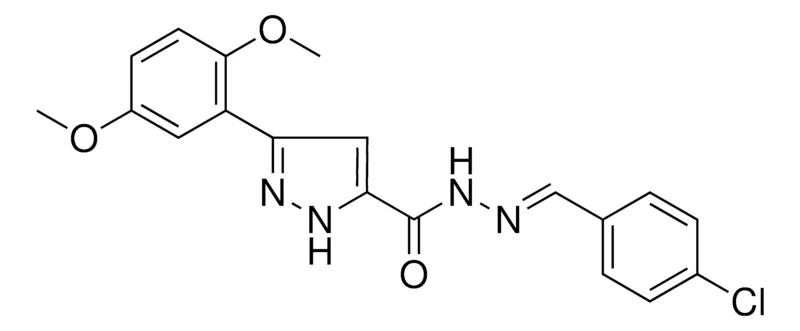Sigma-Aldrich 5-(2,5-DIMETHOXY-PH)-2H-PYRAZOLE-3-CARBOXYLIC ACID (4-CL-BENZYLIDENE)-HYDRAZIDE,AldrichCPR