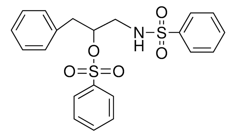 Sigma-Aldrich BENZENESULFONIC ACID 1-(BENZENESULFONYLAMINO-METHYL)-2-PHENYL-ETHYL ESTER,AldrichCPR