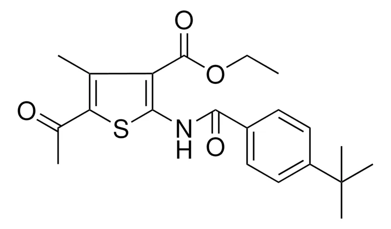 Sigma-Aldrich 5-AC-2-(4-TERT-BUTYL-BENZOYLAMINO)-4-ME-THIOPHENE-3-CARBOXYLIC ACID ETHYL ESTER,AldrichCPR