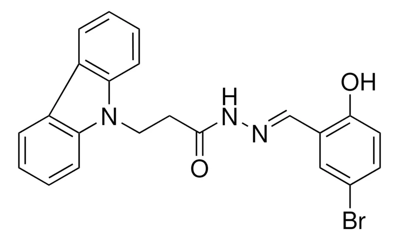 Sigma-Aldrich 3-CARBAZOL-9-YL-PROPIONIC ACID (5-BROMO-2-HYDROXY-BENZYLIDENE)-HYDRAZIDE,AldrichCPR