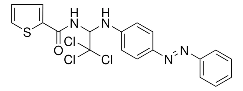 Sigma-Aldrich THIOPHENE-2-CARBOXYLIC ACID (2,2,2-TRICHLORO-1-(4-PHENYLAZO-PHENYLAMINO)ET)AMIDE,AldrichCPR