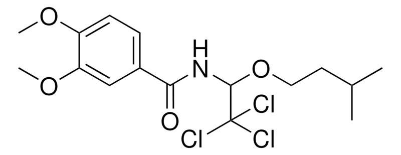 Sigma-Aldrich 3,4-DIMETHOXY-N-(2,2,2-TRICHLORO-1-(3-METHYL-BUTOXY)-ETHYL)-BENZAMIDE,AldrichCPR