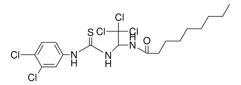 Sigma-Aldrich NONANOIC ACID (2,2,2-TRICHLORO-1-(3-(3,4-DICHLORO-PH)-THIOUREIDO)-ETHYL)-AMIDE,AldrichCPR