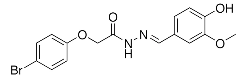Sigma-Aldrich 2-(4-BROMOPHENOXY)-N'-(4-HYDROXY-3-METHOXYBENZYLIDENE)ACETOHYDRAZIDE,AldrichCPR