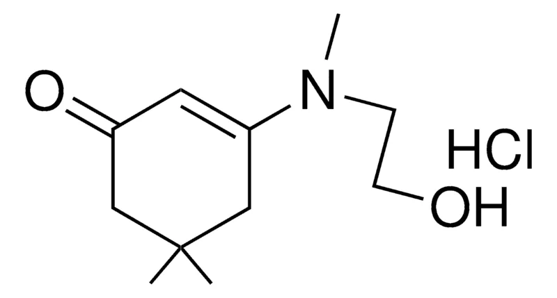 Sigma-Aldrich 5,5-DIMETHYL-3-((2-HYDROXYETHYL)METHYLAMINO)-2-CYCLOHEXEN-1-ONE HYDROCHLORIDE,AldrichCPR