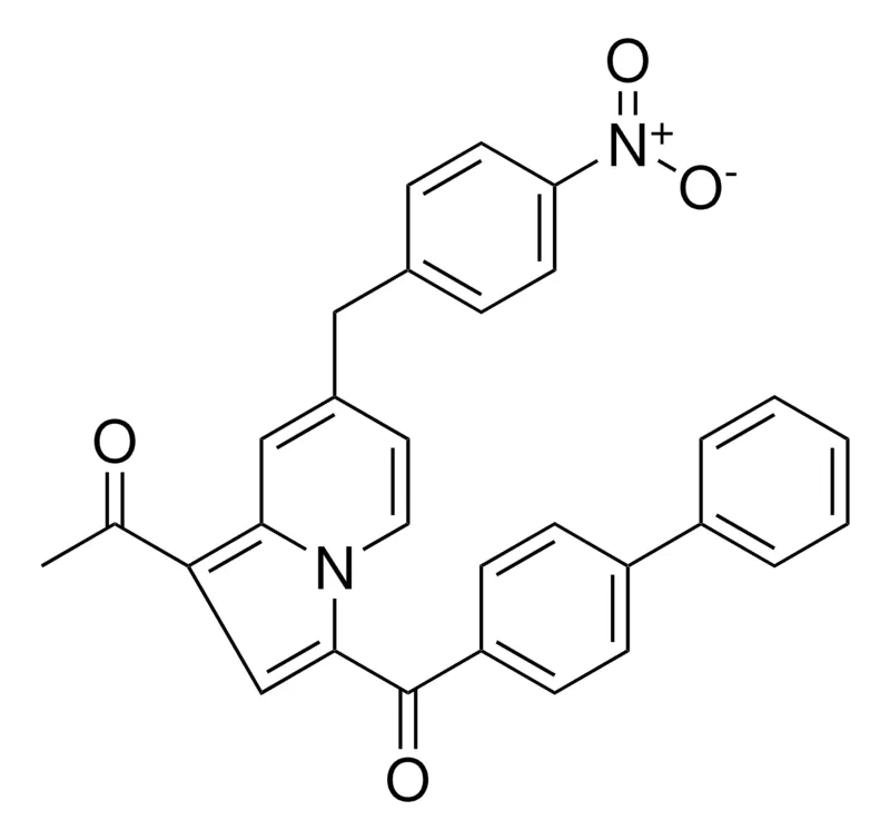 Sigma-Aldrich 1-(3-((1,1'-BIPHENYL)-4-YLCARBONYL)-7-(4-NITROBENZYL)-1-INDOLIZINYL)ETHANONE,AldrichCPR
