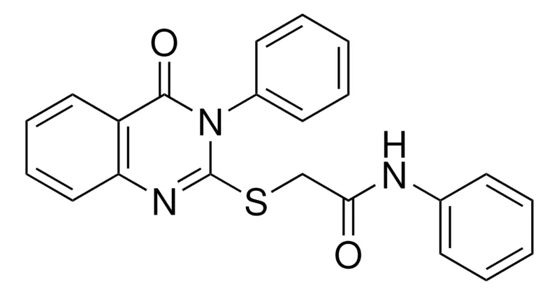 Sigma-Aldrich 2-((4-OXO-3-PHENYL-3,4-DIHYDRO-2-QUINAZOLINYL)THIO)-N-PHENYLACETAMIDE,AldrichCPR