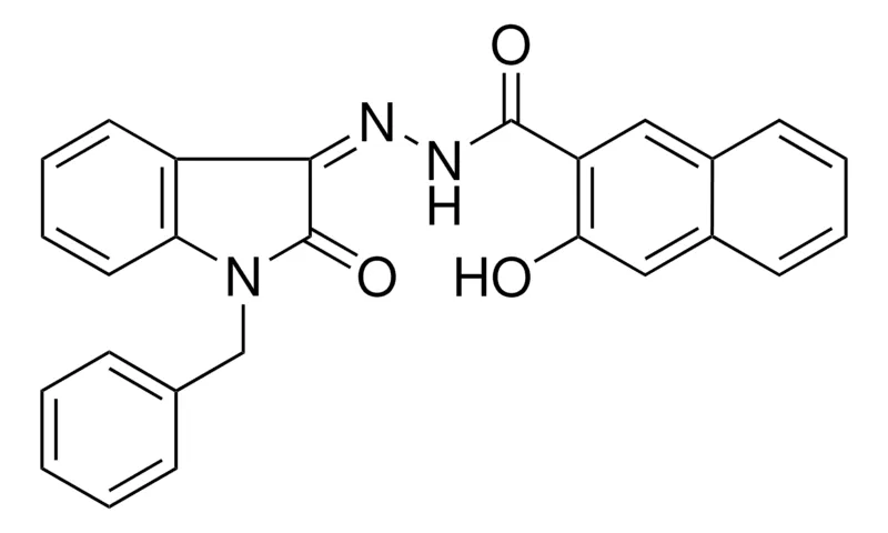 Sigma-Aldrich 3-HO-NAPHTHALENE-2-CARBOXYLIC ACID (1-BENZYL-2-OXO-2H-INDOL-3-YLIDENE)-HYDRAZIDE,AldrichCPR