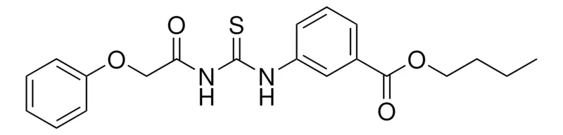 Sigma-Aldrich BUTYL 3-((((PHENOXYACETYL)AMINO)CARBOTHIOYL)AMINO)BENZOATE,AldrichCPR