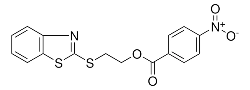 Sigma-Aldrich 4-NITRO-BENZOIC ACID 2-(BENZOTHIAZOL-2-YLSULFANYL)-ETHYL ESTER,AldrichCPR