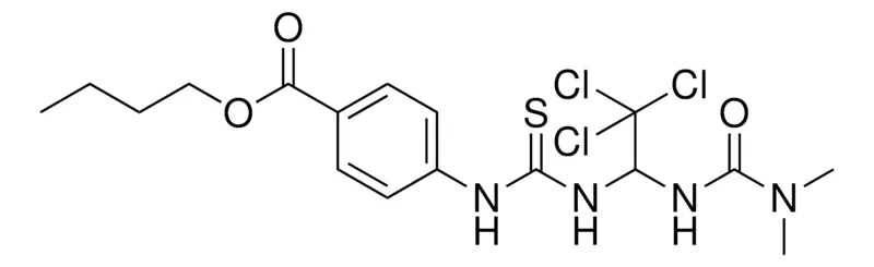 Sigma-Aldrich 4-(3-(2,2,2-TRICHLORO-1-(3,3-DI-ME-UREIDO)-ET)-THIOUREIDO)-BENZOIC ACID BU ESTER,AldrichCPR