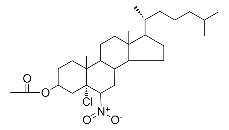 Sigma-Aldrich 5-CHLORO-6-BETA-NITRO-5-ALPHA-CHOLESTAN-3-BETA-YL ACETATE,AldrichCPR