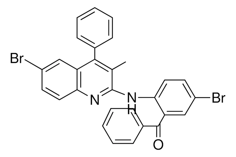 Sigma-Aldrich (5-BR-2-(6-BROMO-3-METHYL-4-PHENYL-QUINOLIN-2-YLAMINO)-PHENYL)-PHENYL-METHANONE,AldrichCPR