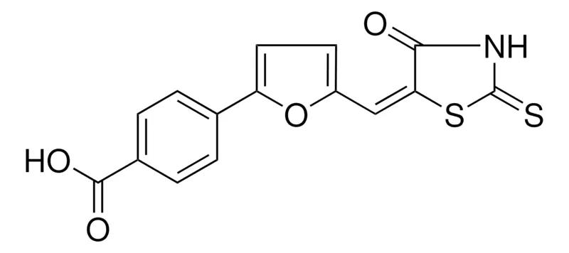 Sigma-Aldrich 4-(5-(4-OXO-2-THIOXO-THIAZOLIDIN-5-YLIDENEMETHYL)-FURAN-2-YL)-BENZOIC ACID,AldrichCPR