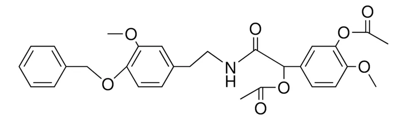 Sigma-Aldrich ACETIC ACID (3-ACO-4-MEO-PH)-(2-(4-BENZYLOXY-3-MEO-PH)-ETHYLCARBAMOYL)-ME ESTER,AldrichCPR