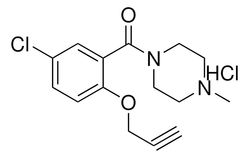 Sigma-Aldrich (5-CL-2-PROP-2-YNYLOXY-PH)-(4-METHYL-PIPERAZIN-1-YL)-METHANONE, HYDROCHLORIDE,AldrichCPR