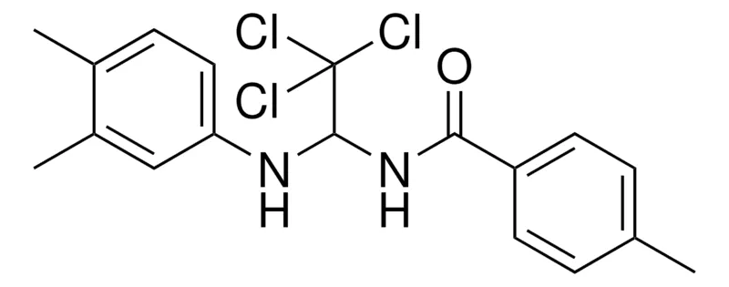 Sigma-Aldrich 4-METHYL-N-(2,2,2-TRICHLORO-1-(3,4-DIMETHYL-PHENYLAMINO)-ETHYL)-BENZAMIDE,AldrichCPR