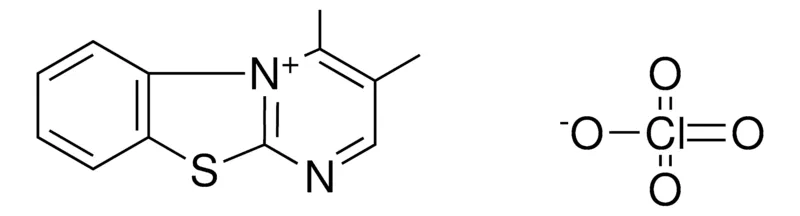 Sigma-Aldrich 3,4-DIMETHYL-9-THIA-1-AZA-4A-AZONIA-FLUORENE, PERCHLORATE,AldrichCPR